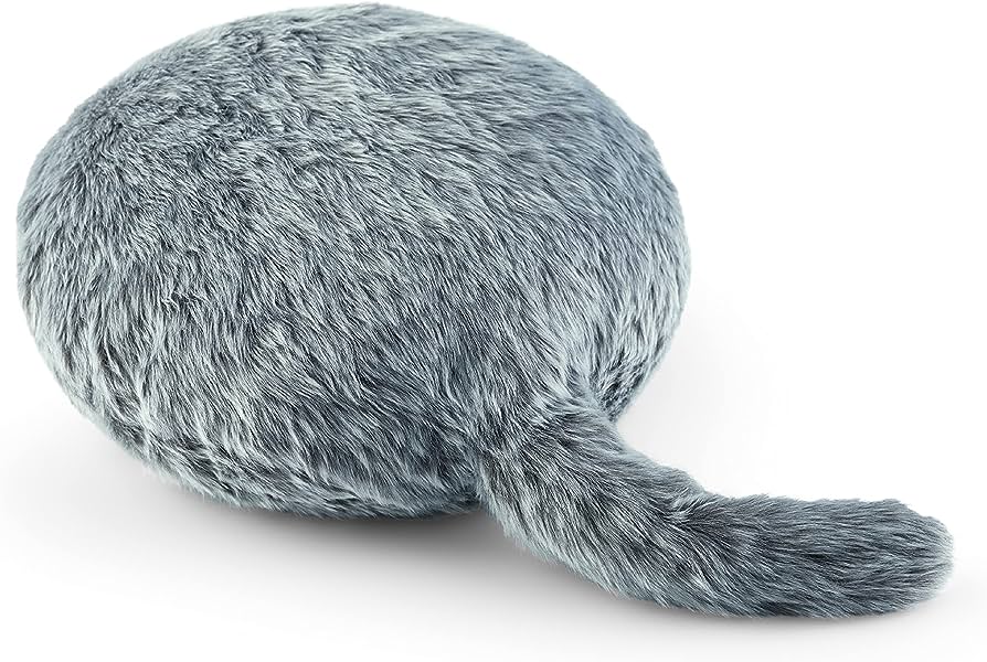 A Qoobo. It looks like a furry cushion with a tail.